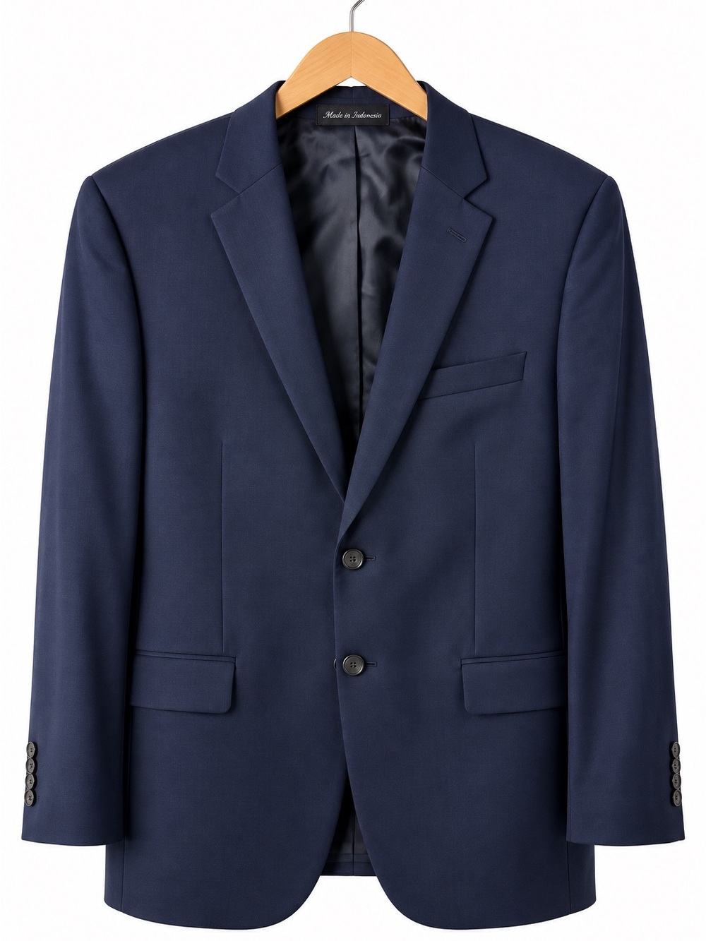 Lauren Ralph Lauren Navy Wool Sport Coat 42R Two Button Blazer Classic Menswear